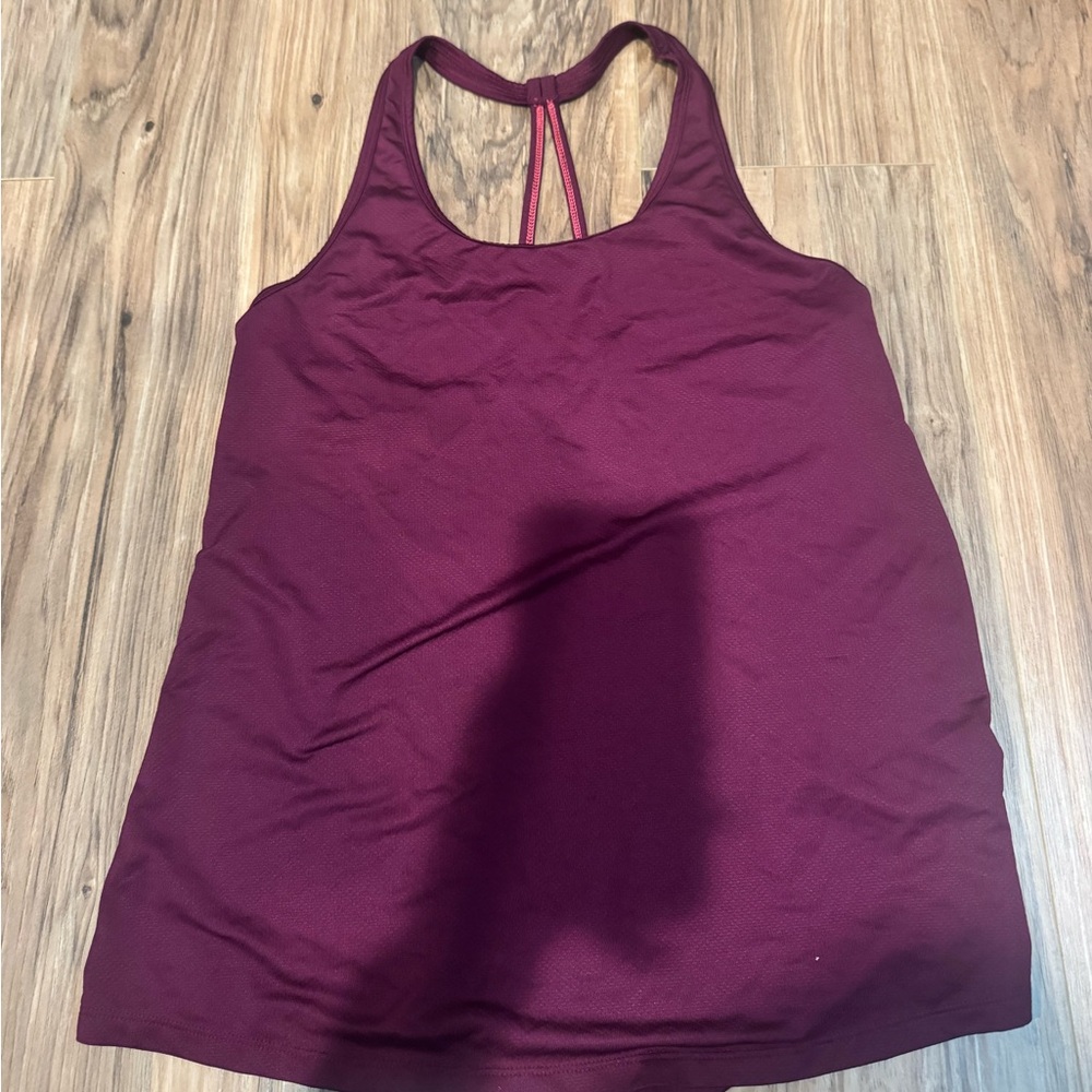 Old Navy Active Maroon Tank Top